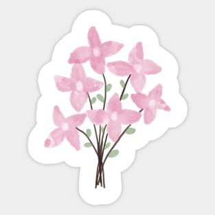 Pink flowers Sticker